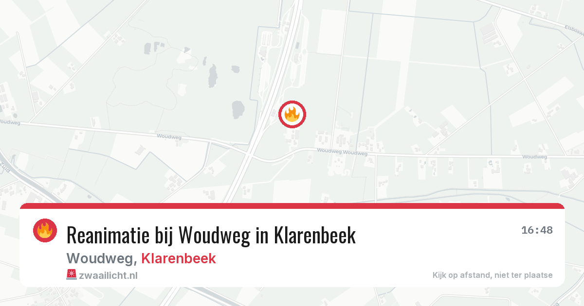 Reanimatie bij Woudweg in Klarenbeek — 2 jun 2026