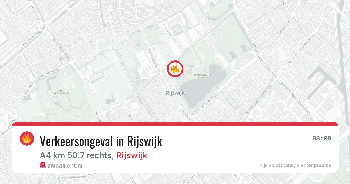 Verkeersongeval in Rijswijk — 1 jul 2026