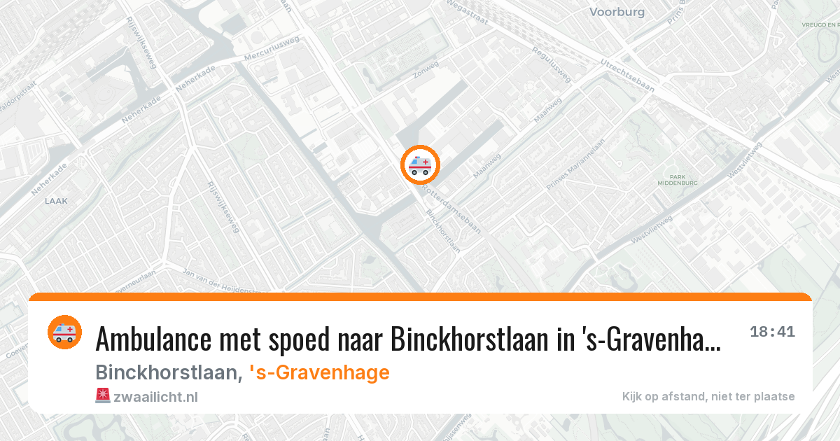 Ambulance met spoed naar Binckhorstlaan in 's-Gravenhage — 10 feb 2026