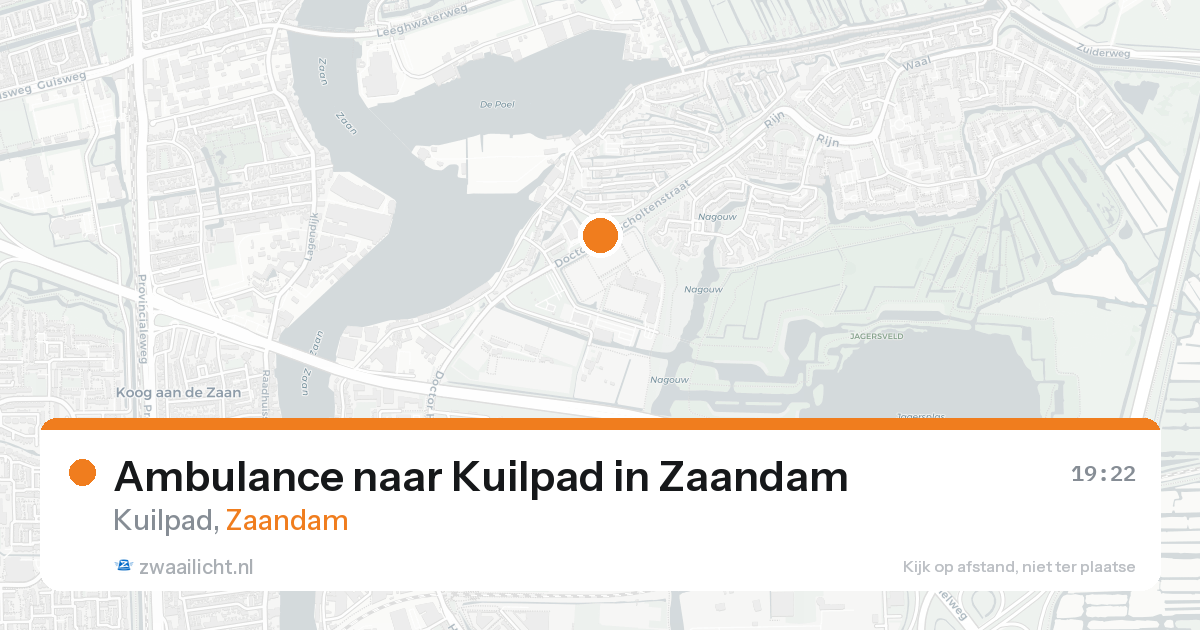 Ambulance naar Kuilpad in Zaandam — 8 jun 2026