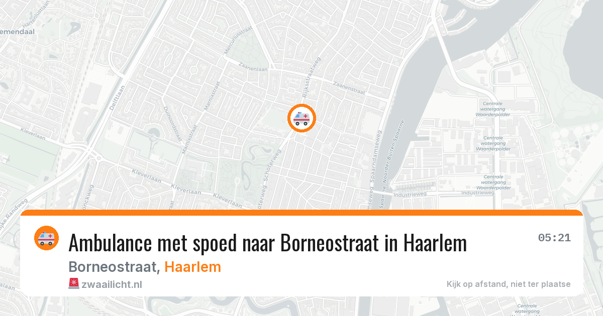 Ambulance met spoed naar Borneostraat in Haarlem — 23 jan 2026