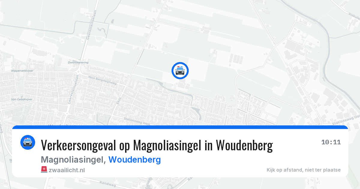 Verkeersongeval op Magnoliasingel in Woudenberg — 28 jul 2026