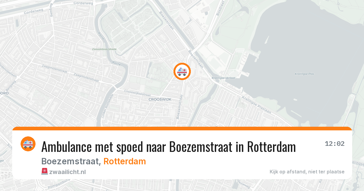 Ambulance met spoed naar Boezemstraat in Rotterdam — 27 mei 2026
