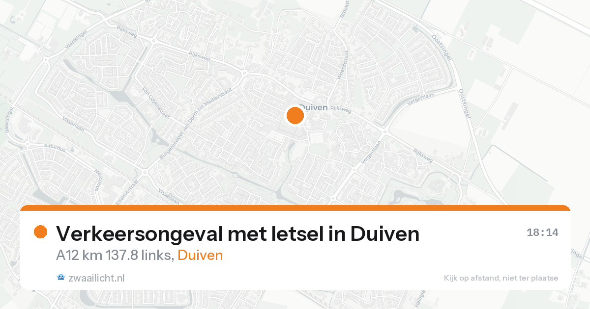 Verkeersongeval met letsel in Duiven — 26 mei 2026