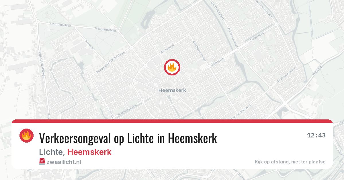 Verkeersongeval op Lichte in Heemskerk — 2 jun 2026
