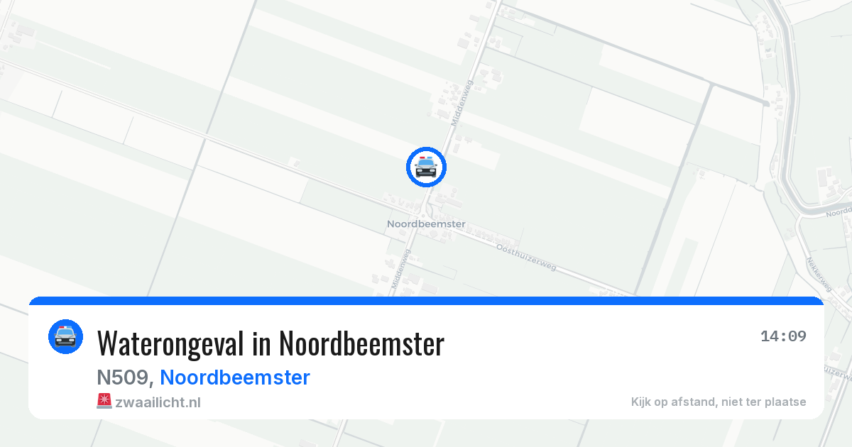 Waterongeval in Noordbeemster — 30 mrt 2026