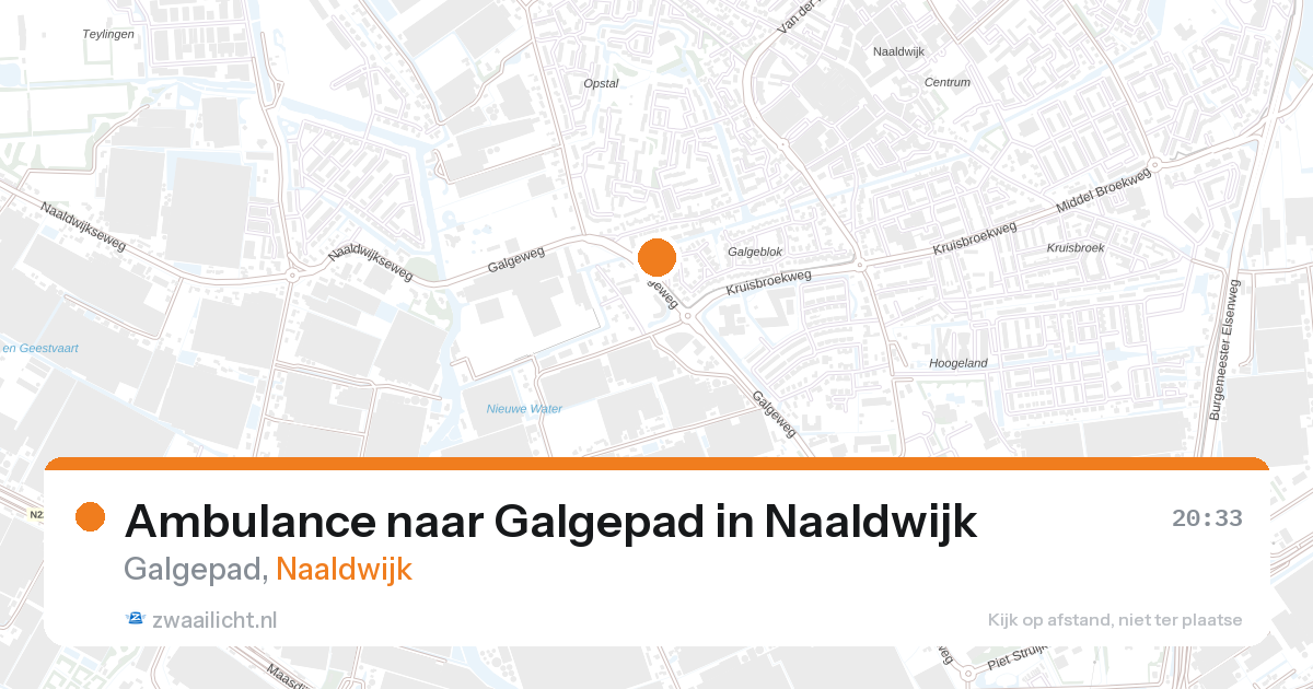 Ambulance naar Galgepad in Naaldwijk — 26 aug 2026