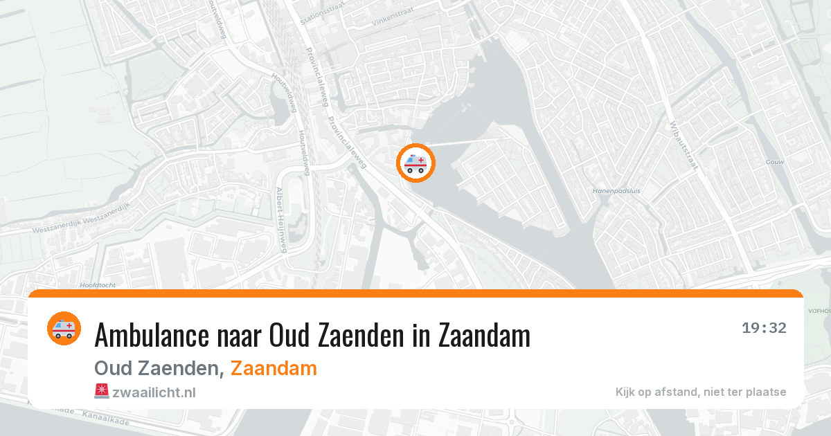 Ambulance naar Oud Zaenden in Zaandam — 21 jul 2026