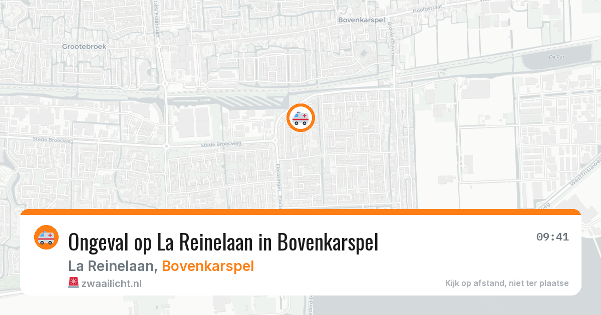 Ongeval op La Reinelaan in Bovenkarspel — 23 jan 2026