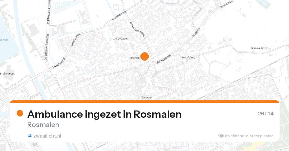 Ambulance ingezet in Rosmalen — 18 mei 2026