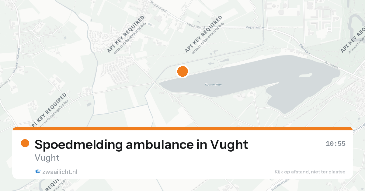 Spoedmelding ambulance in Vught — 26 aug 2026