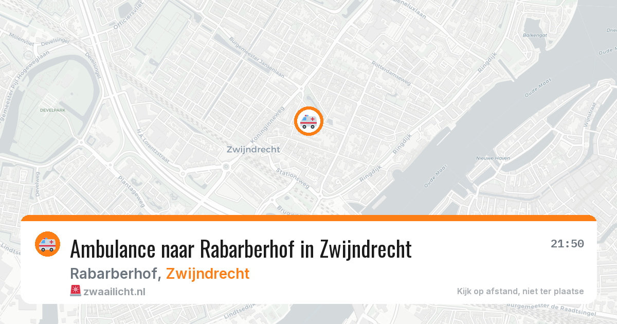 Ambulance naar Rabarberhof in Zwijndrecht — 26 mei 2026