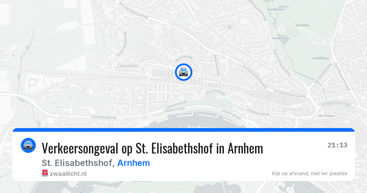 Verkeersongeval op St. Elisabethshof in Arnhem — 30 apr 2026