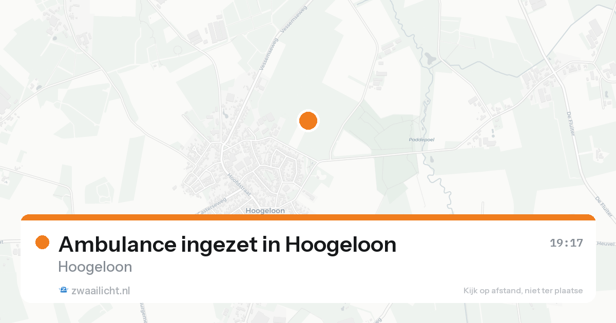 Ambulance ingezet in Hoogeloon — 12 aug 2026