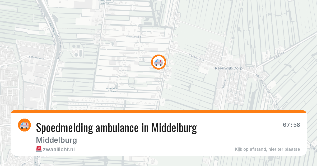 Spoedmelding ambulance in Middelburg — 30 jan 2026