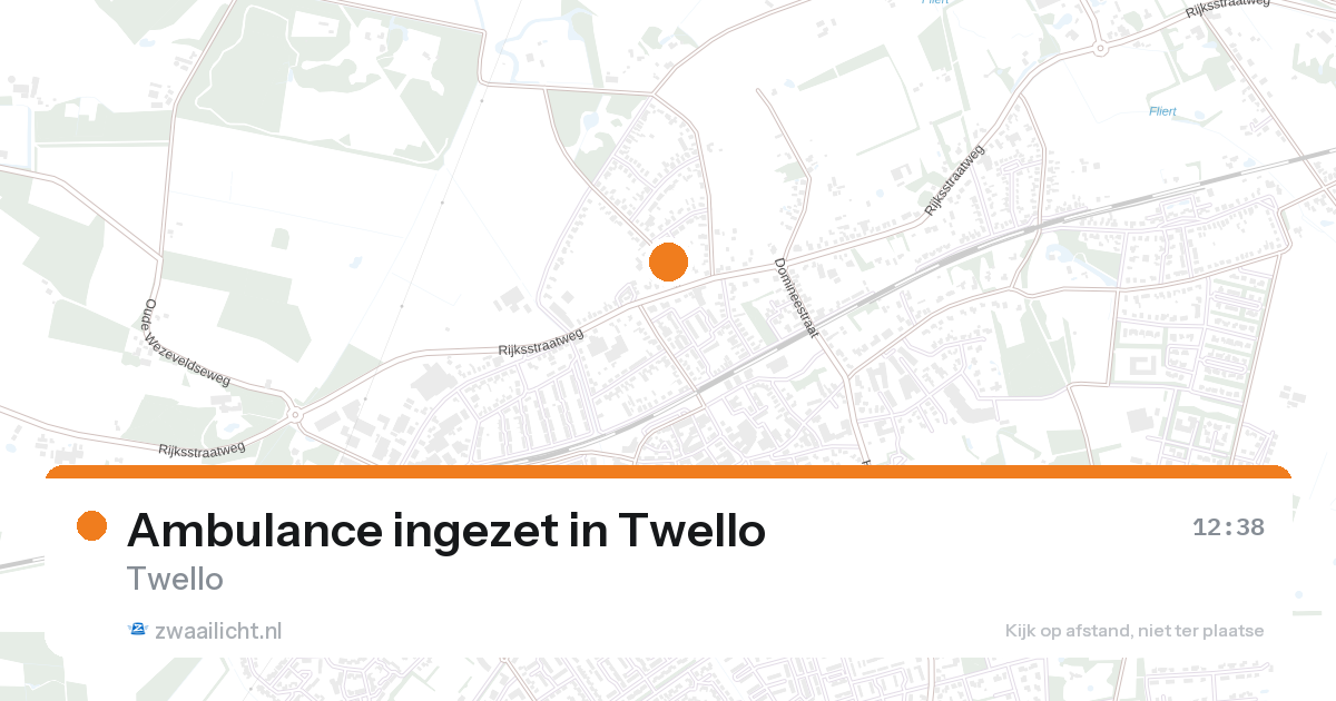 Ambulance ingezet in Twello — 22 aug 2026