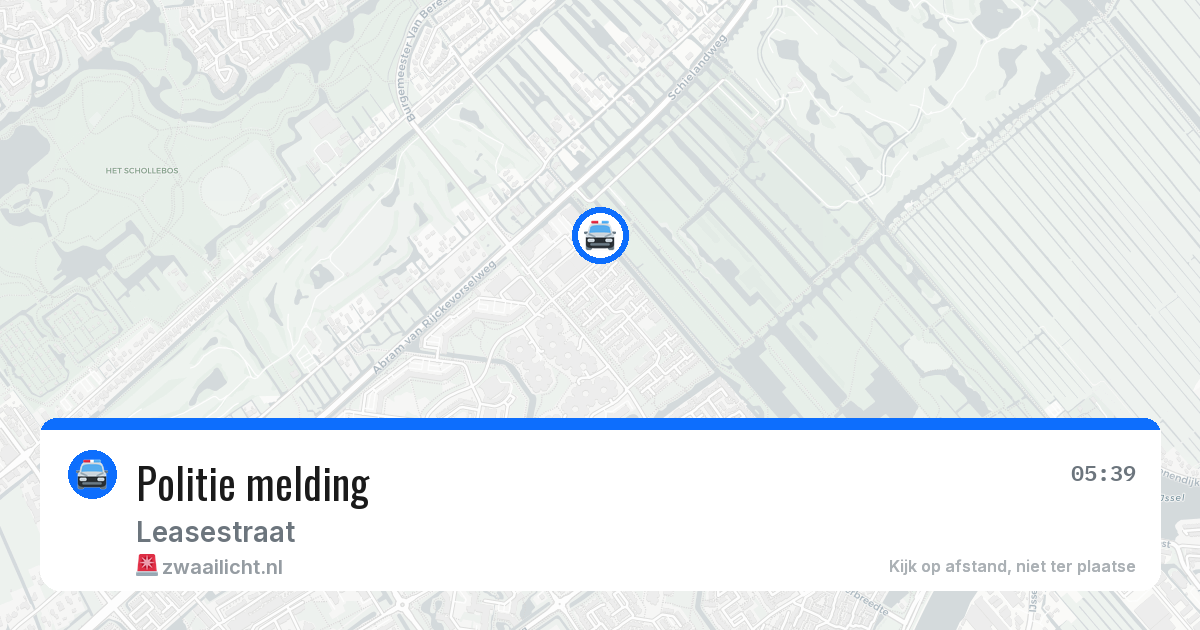 Politie melding — 19 jul 2026