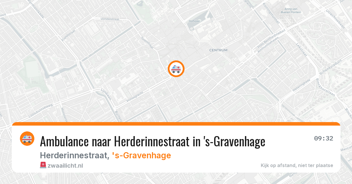 Ambulance naar Herderinnestraat in 's-Gravenhage — 26 jun 2026