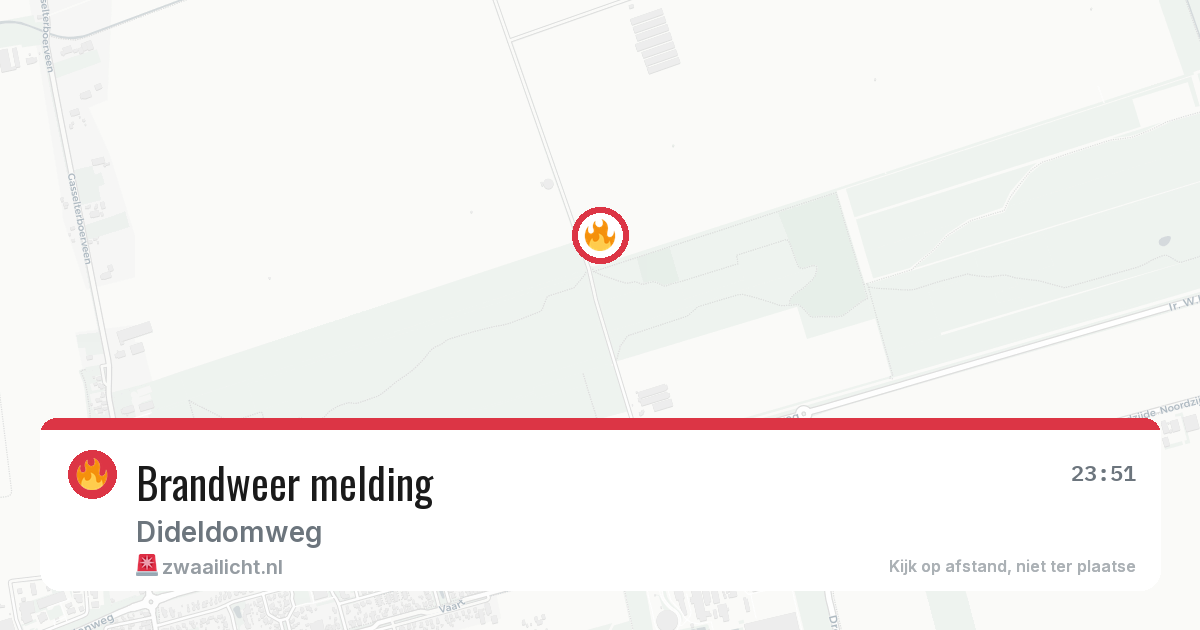 Brandweer melding — 20 jun 2026