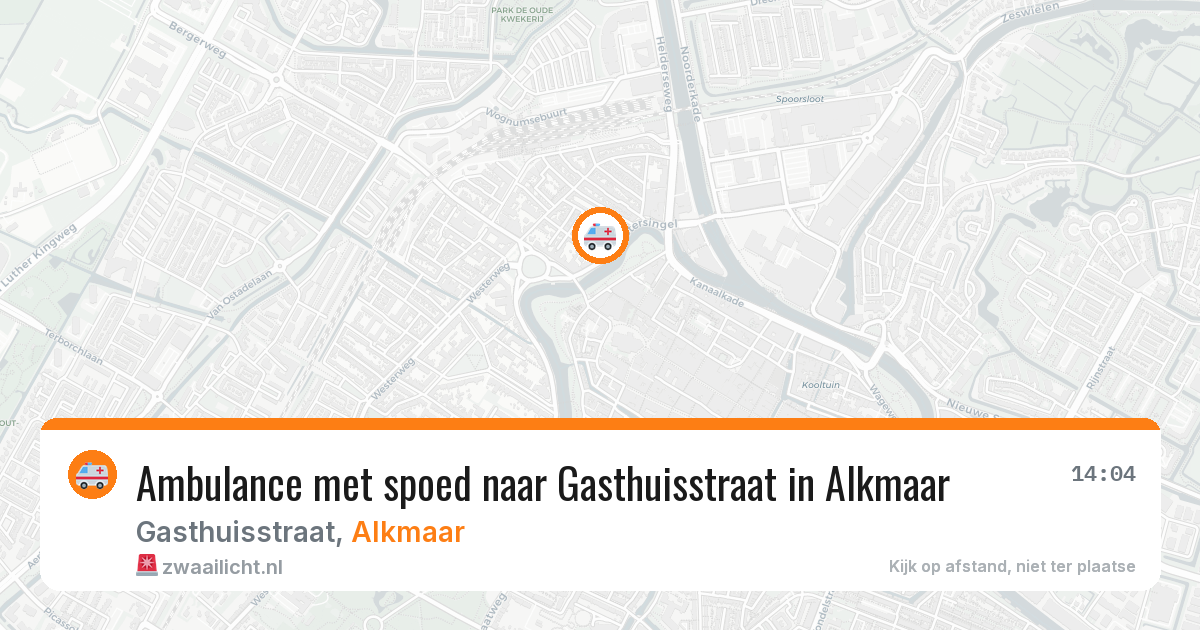 Ambulance met spoed naar Gasthuisstraat in Alkmaar — 12 feb 2026