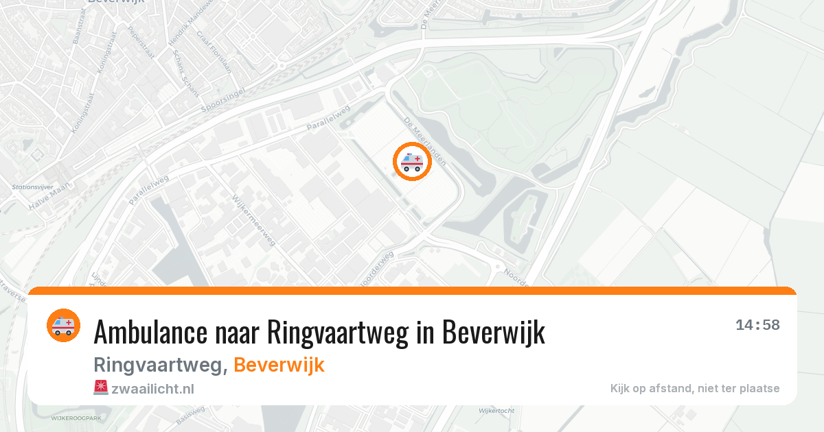 Ambulance naar Ringvaartweg in Beverwijk — 30 mei 2026