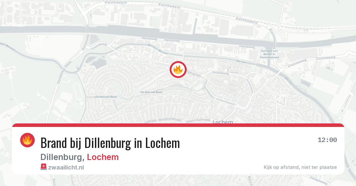 Brand bij Dillenburg in Lochem — 30 apr 2026