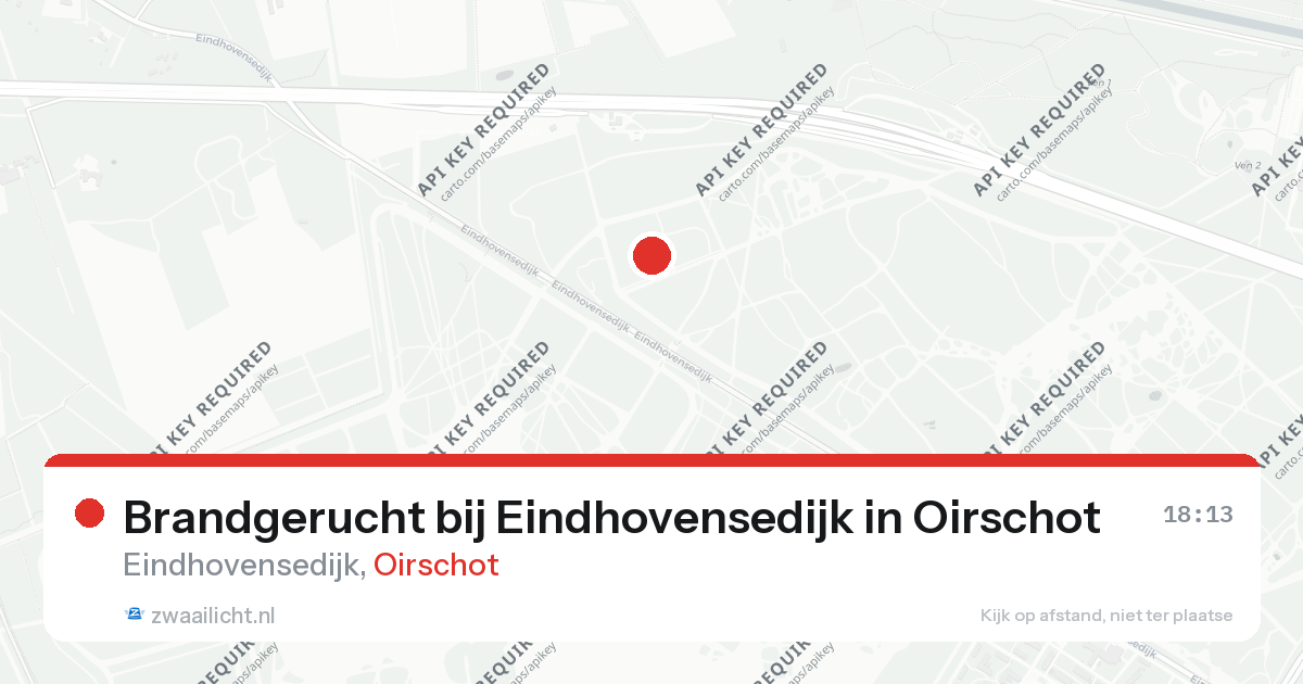 Brandgerucht bij Eindhovensedijk in Oirschot — 26 aug 2026