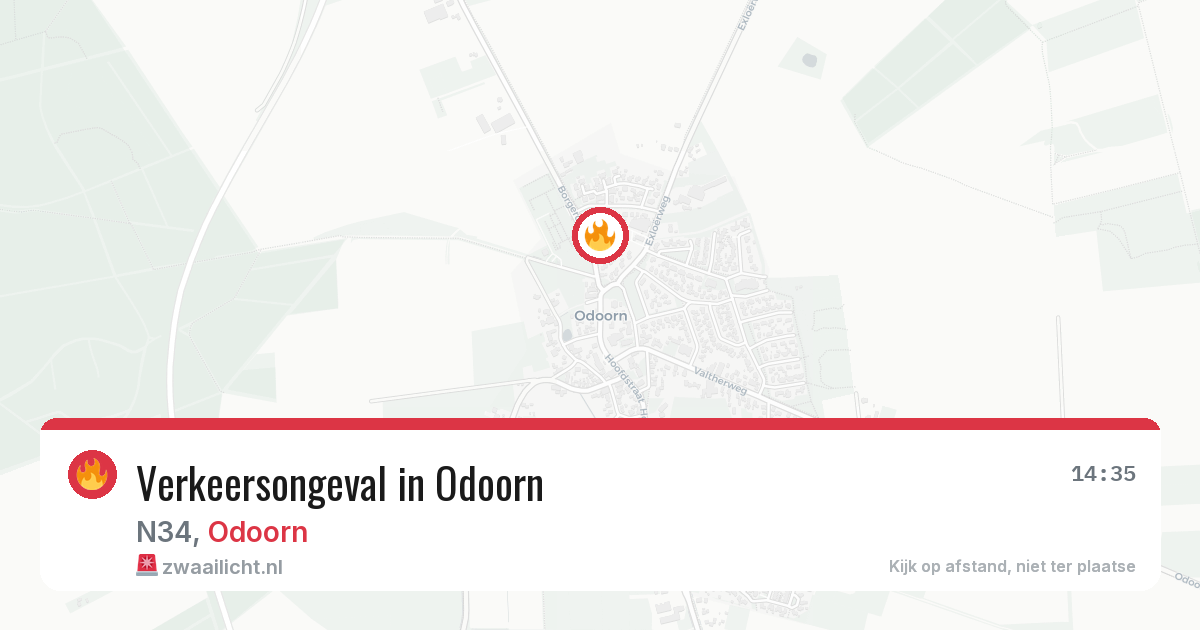 Verkeersongeval in Odoorn — 5 aug 2026