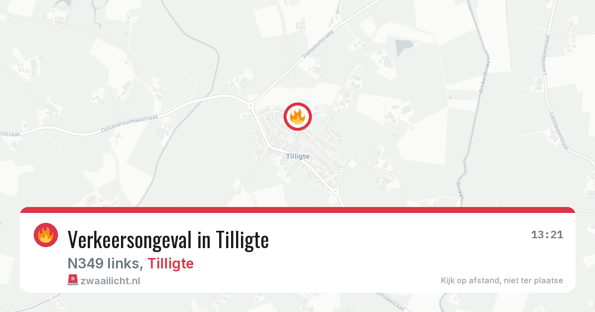 Verkeersongeval in Tilligte — 24 feb 2026