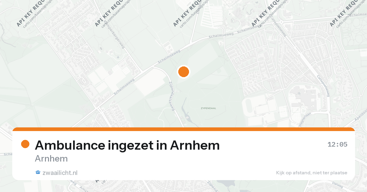 Ambulance ingezet in Arnhem — 26 aug 2026