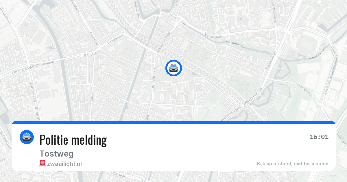 Politie melding — 19 jun 2026