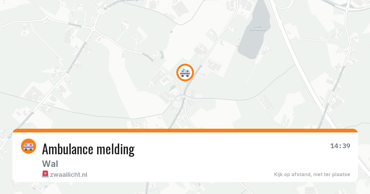 Ambulance melding — 8 feb 2026