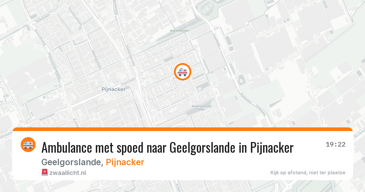 Ambulance met spoed naar Geelgorslande in Pijnacker — 24 jun 2026