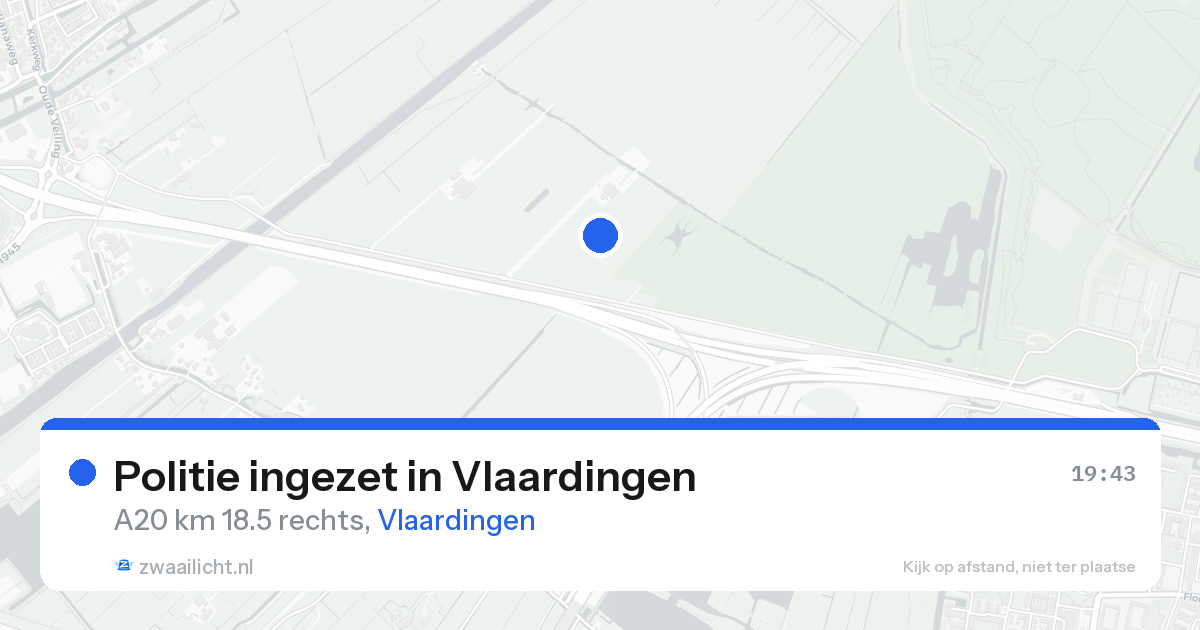 Politie ingezet in Vlaardingen — 23 aug 2026 | 🚨 Zwaailicht.nl