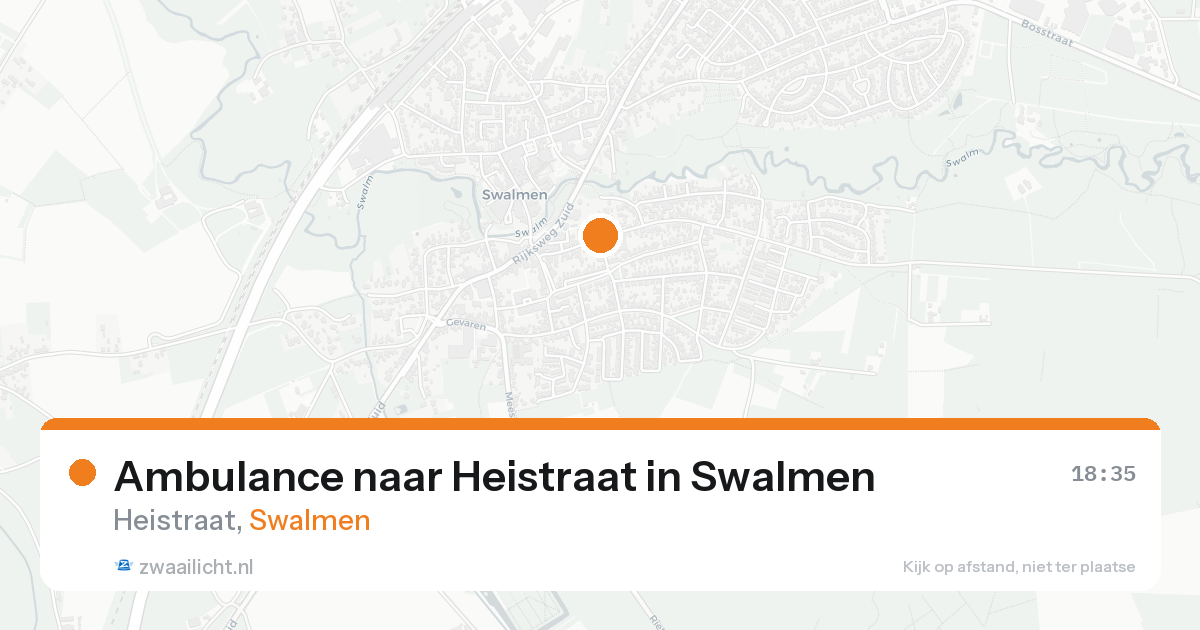Ambulance naar Heistraat in Swalmen — 22 aug 2026