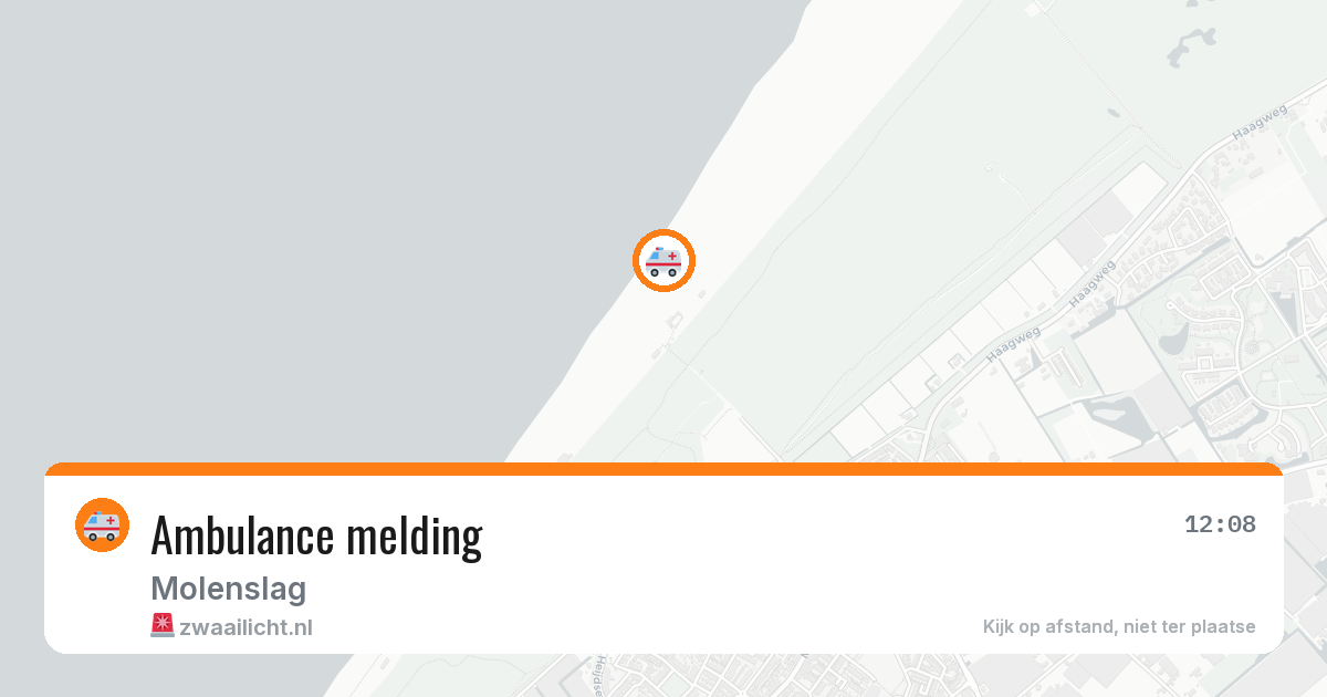 Ambulance melding — 2 aug 2026