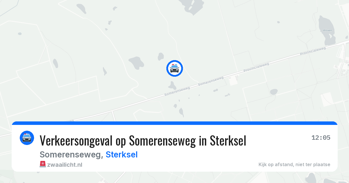 Verkeersongeval op Somerenseweg in Sterksel — 18 mei 2026