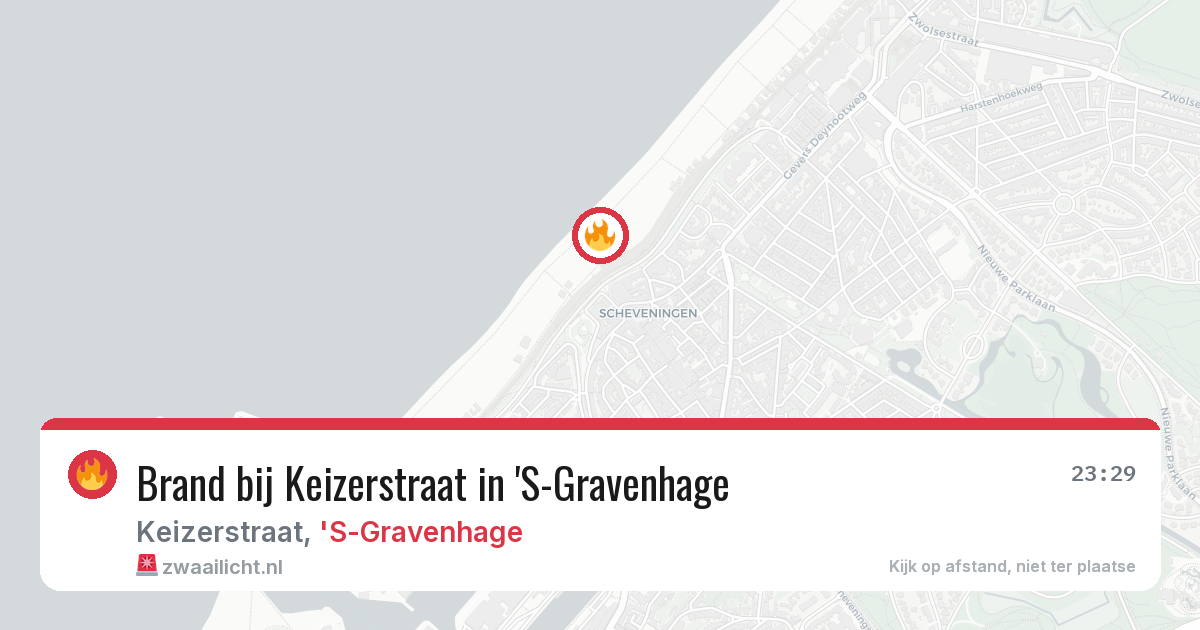 Brand bij Keizerstraat in 'S-Gravenhage — 24 mrt 2026