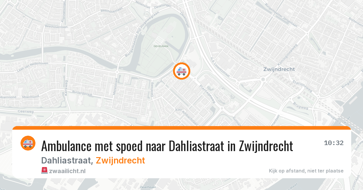 Ambulance met spoed naar Dahliastraat in Zwijndrecht — 22 jan 2026