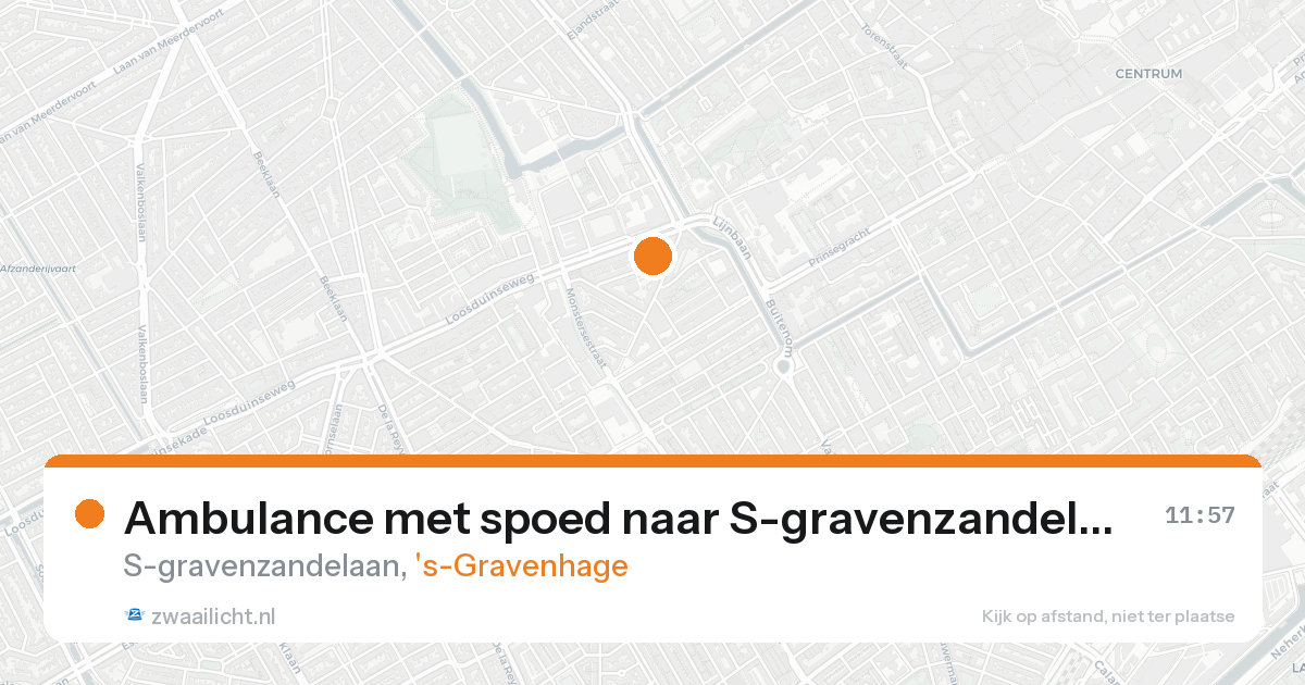 Ambulance met spoed naar S-gravenzandelaan in 's-Gravenhage — 31 jan 2026