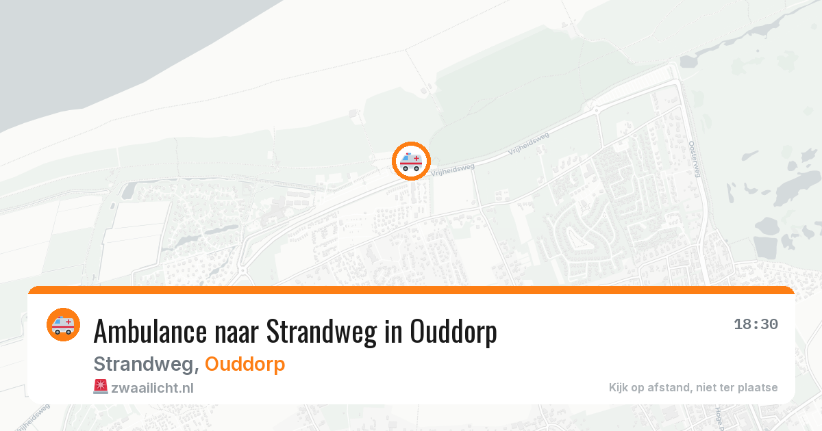 Ambulance naar Strandweg in Ouddorp — 7 aug 2026