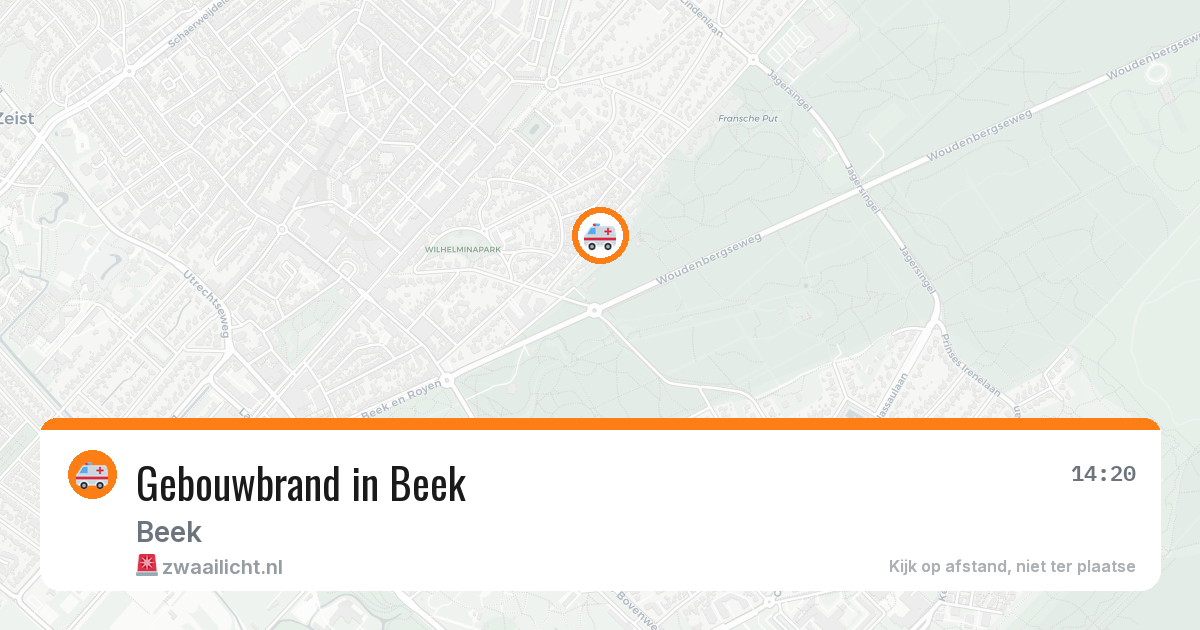 Gebouwbrand in Beek — 11 apr 2026