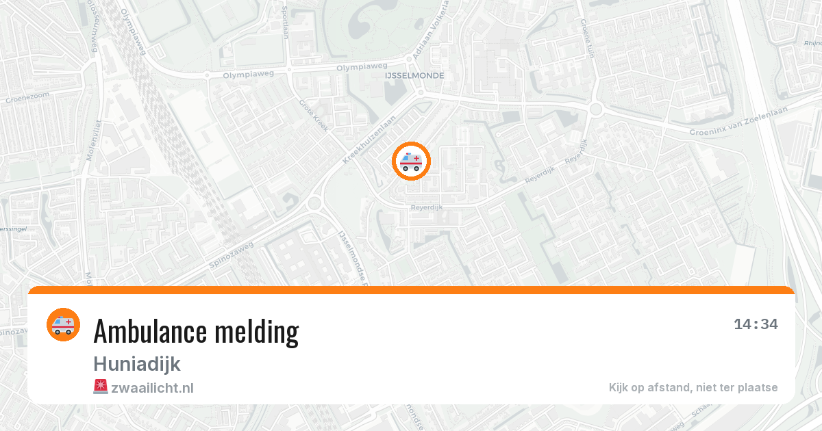 Ambulance melding — 28 jun 2026