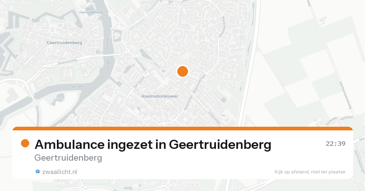 Ambulance ingezet in Geertruidenberg — 7 feb 2026