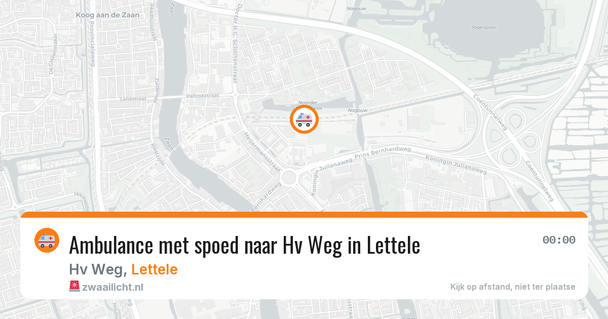 Ambulance met spoed naar Hv Weg in Lettele — 15 mrt 2026