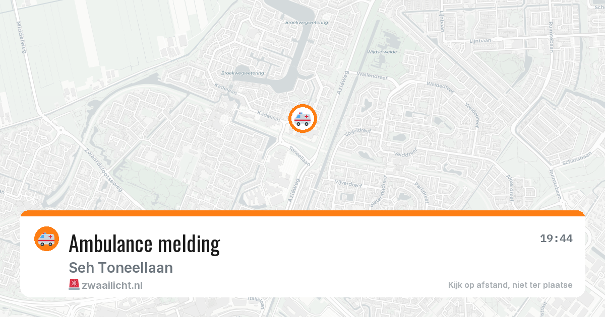Ambulance melding — 8 feb 2026