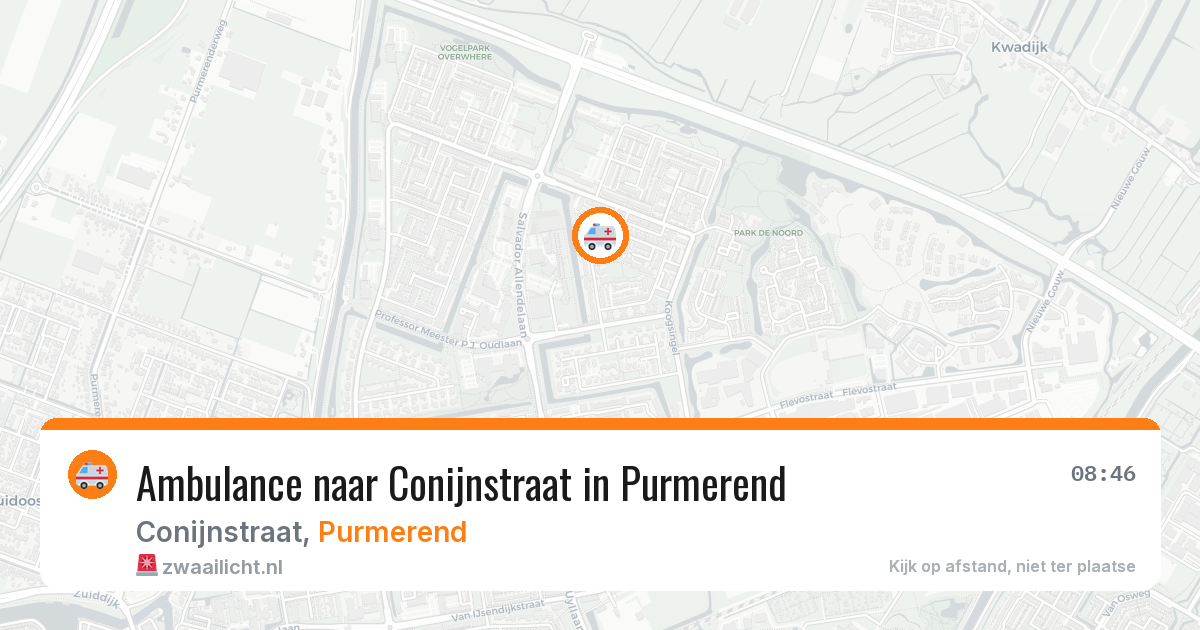 Ambulance naar Conijnstraat in Purmerend — 31 jan 2026