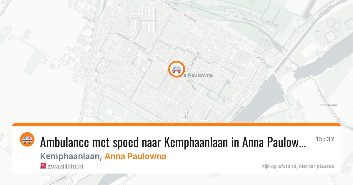 Ambulance met spoed naar Kemphaanlaan in Anna Paulowna — 12 feb 2026