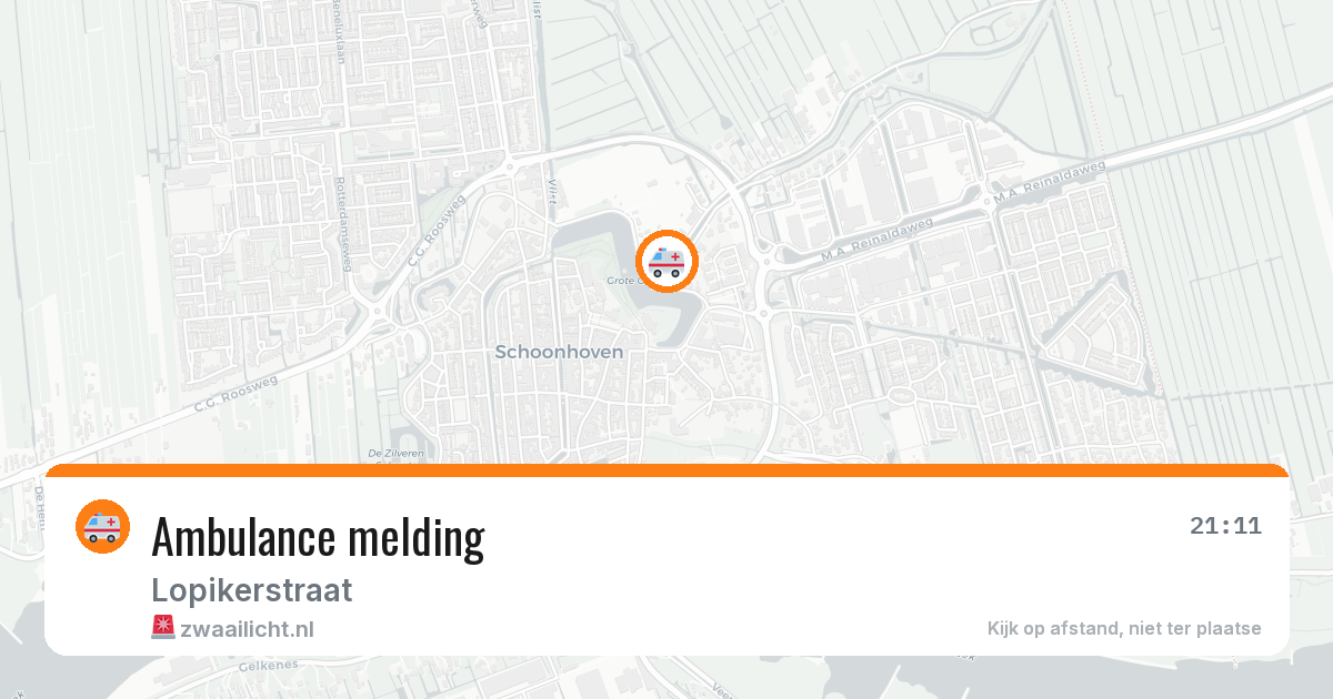 Ambulance melding — 5 jul 2026