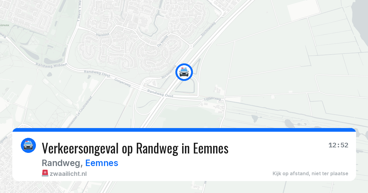 Verkeersongeval op Randweg in Eemnes — 26 jul 2026